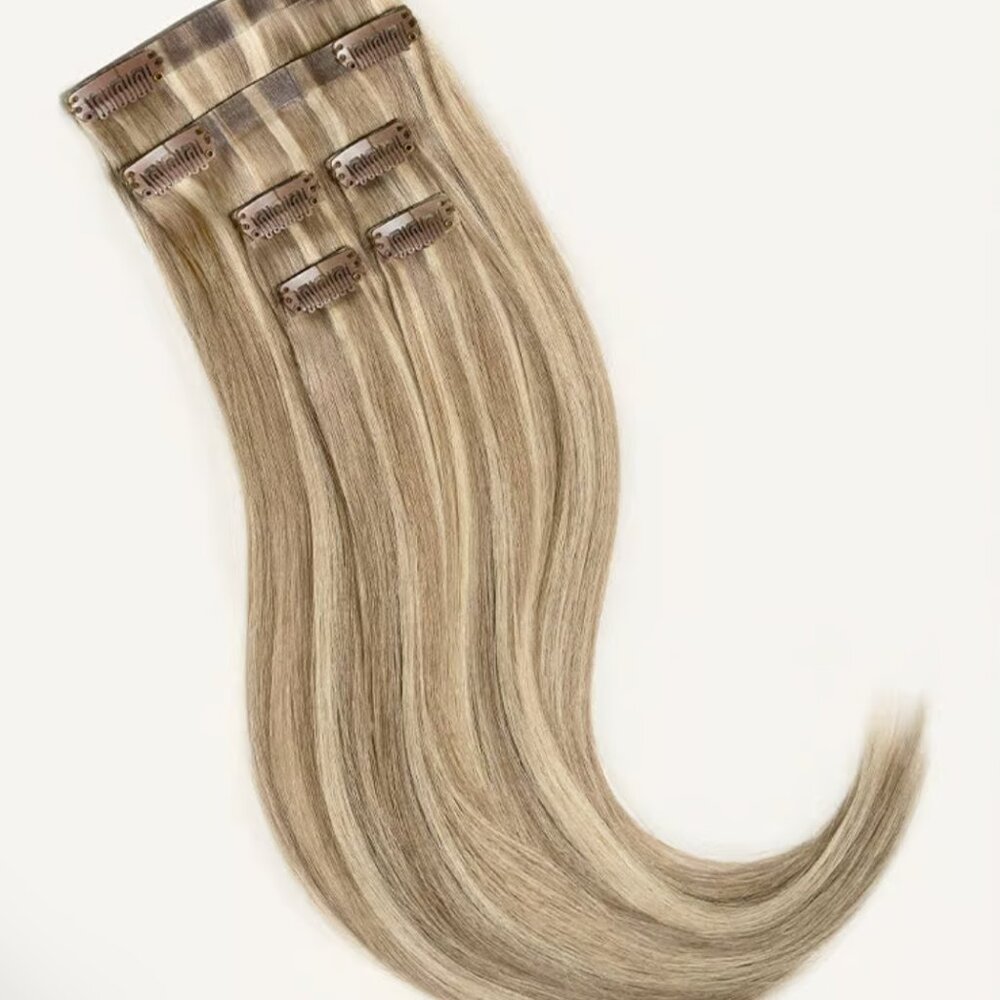 12" Dimensional Cream Blonde Thinning Hair Fill-Ins (50g)